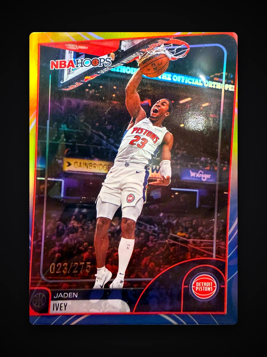 Jaden Ivey — NBA Hoops (Topps) - Parallel numerado /275