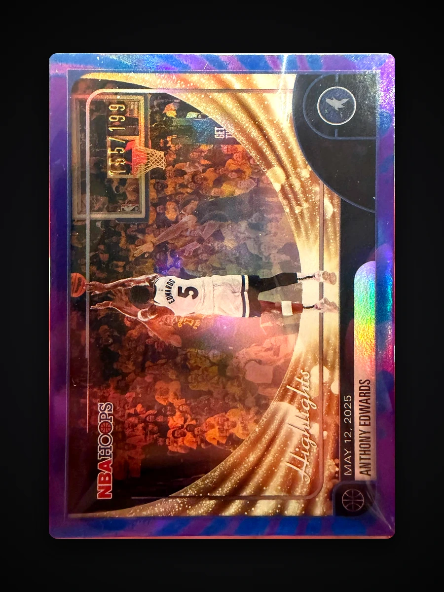 Anthony Edwards — NBA Hoops (Topps) - Highlights